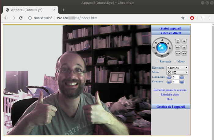 Camera IP, acces direct